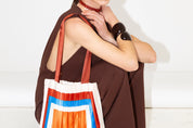 Pleated Tote Bag