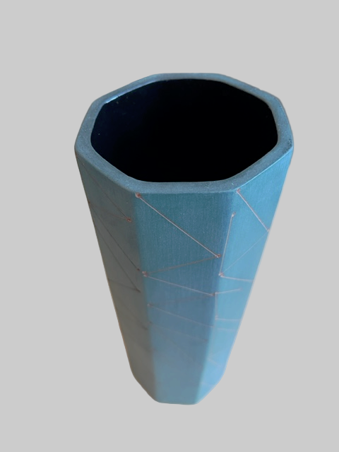 Handcrafted Octogon Vase - Large