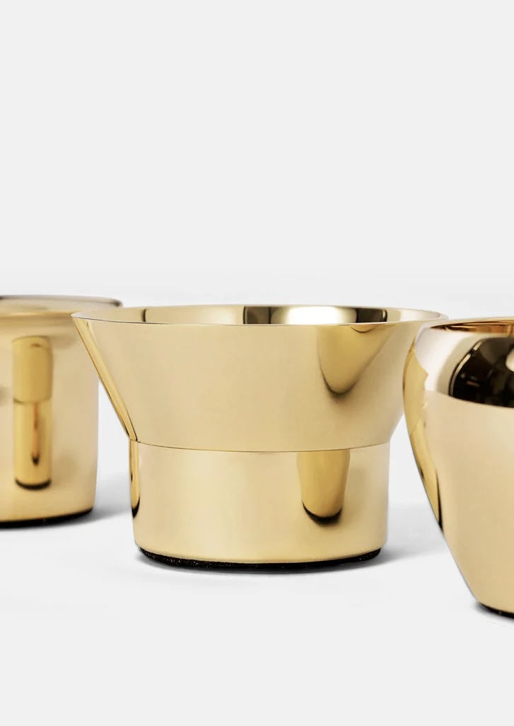 Kin Brass Candleholders - Set of 5