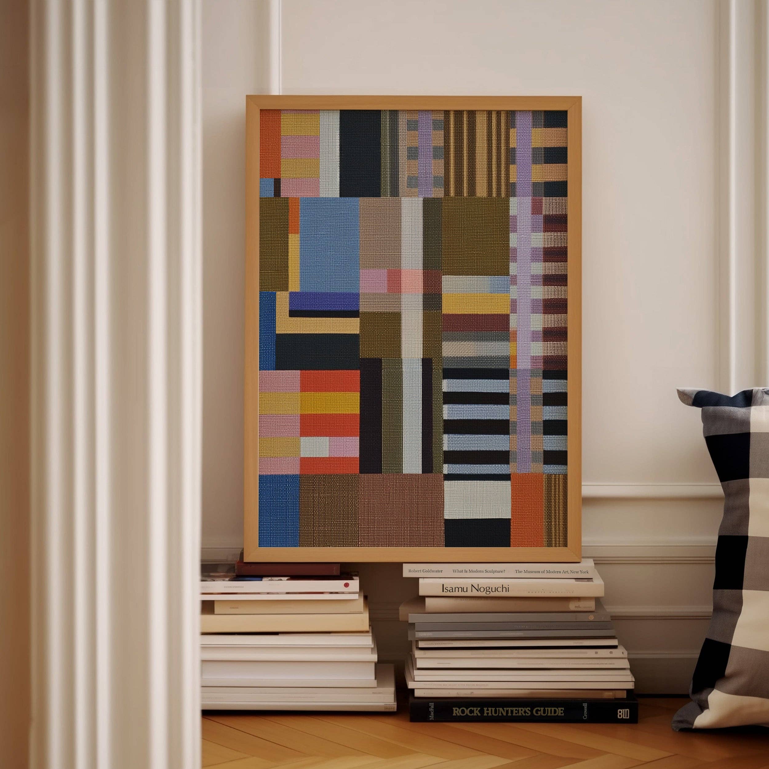 Woven Perspectives No. 02 shown framed