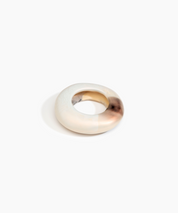 Large Drift Bangle in Sandy Pearl by Dinosaur Designs, hand-cast resin