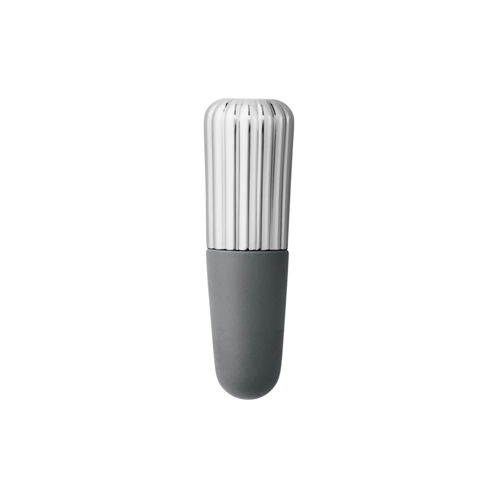Georg Jensen Bernadotte Wine Stopper in mirror polished stainless steel with grooved detailing