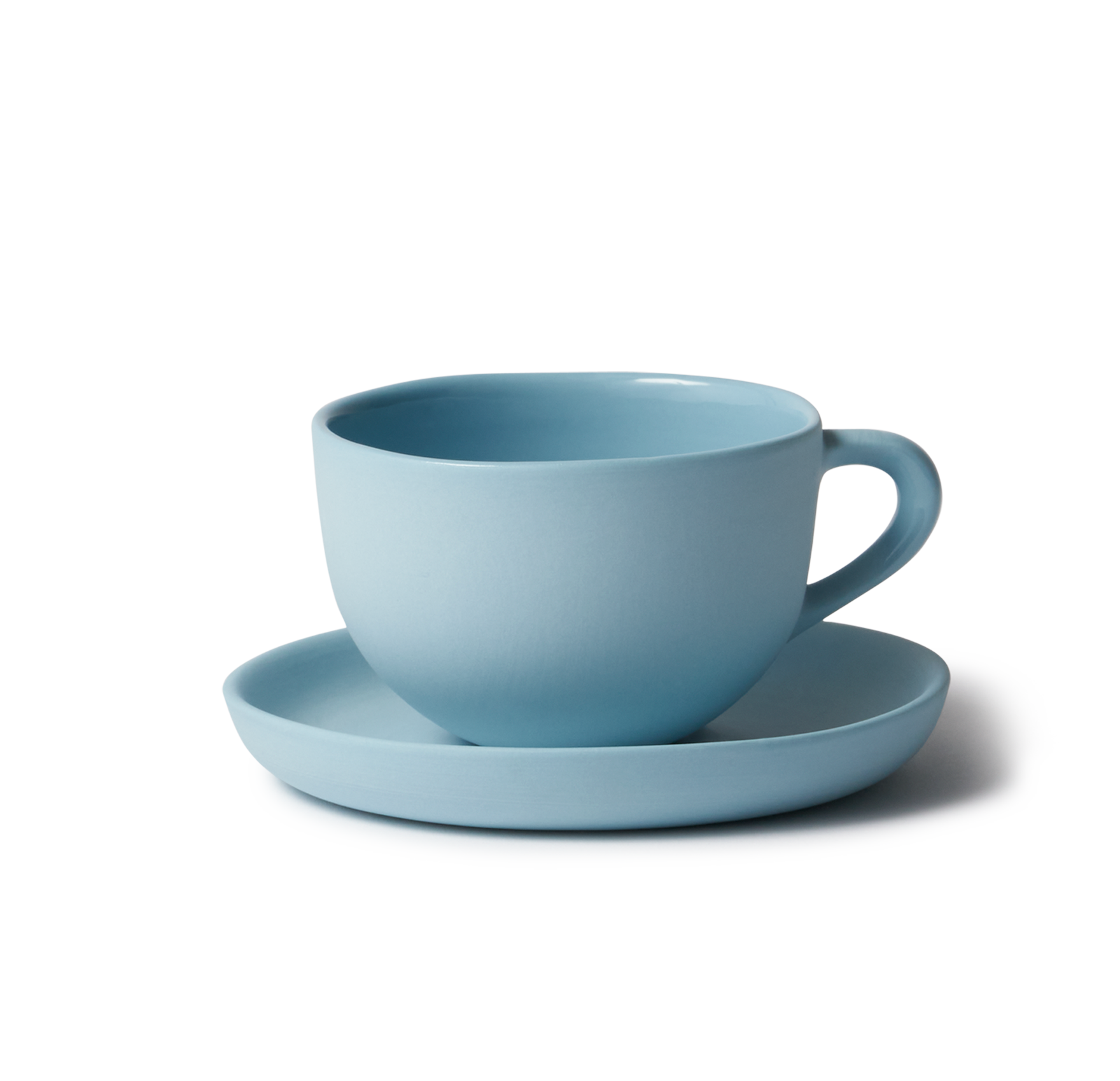 Espresso & Saucer Round Duck Egg