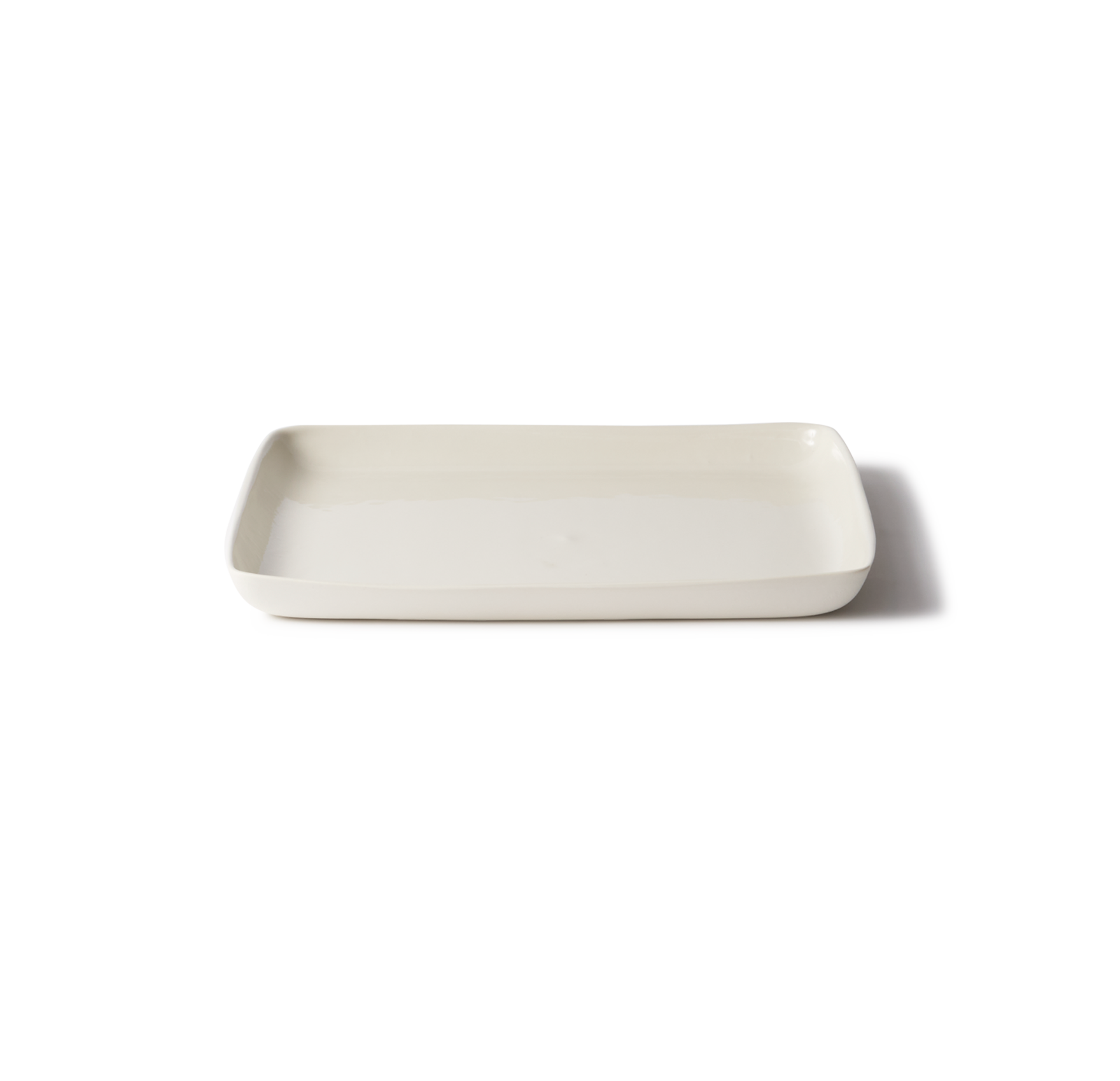 Square Platter Large - Milk