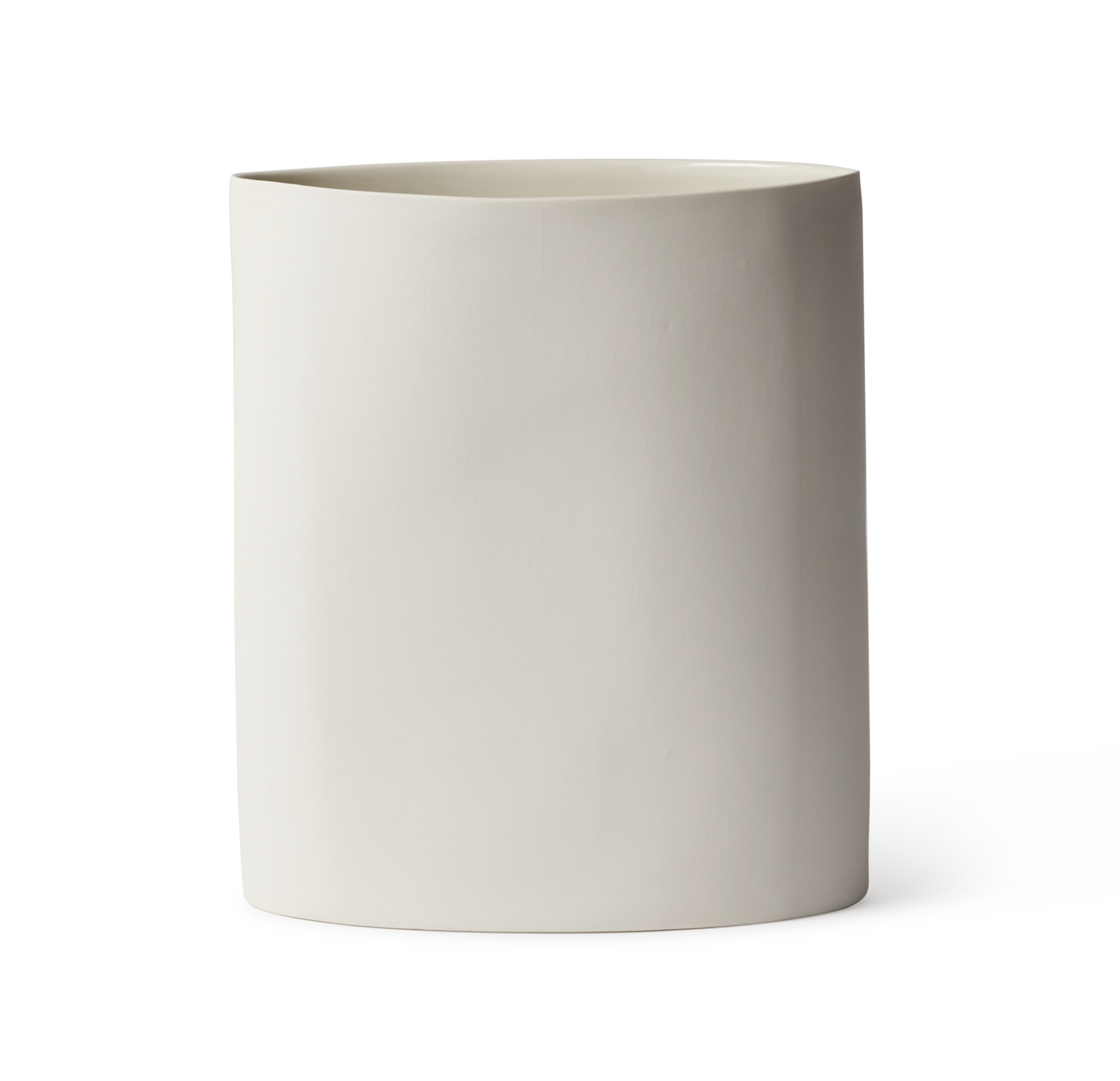 Vase Oval Large - Milk