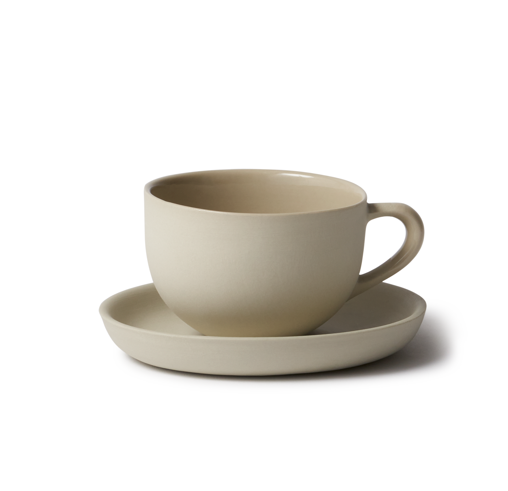 Espresso & Saucer Round Sand