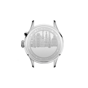 1564 Chronodate Automatic, Steel / Off White
