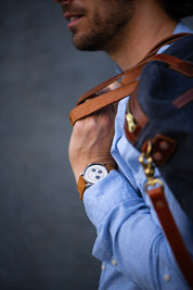 1564 Chronodate Automatic, Steel / Off White