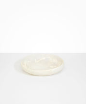 Medium Earth Bowl in Chalk Swirl by Dinosaur Designs, hand-cast resin
