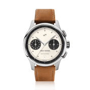 1934 Telechron Off White & Black, front view