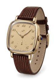 1954 Capri Mechanical Gold Vintage Cream, case detail