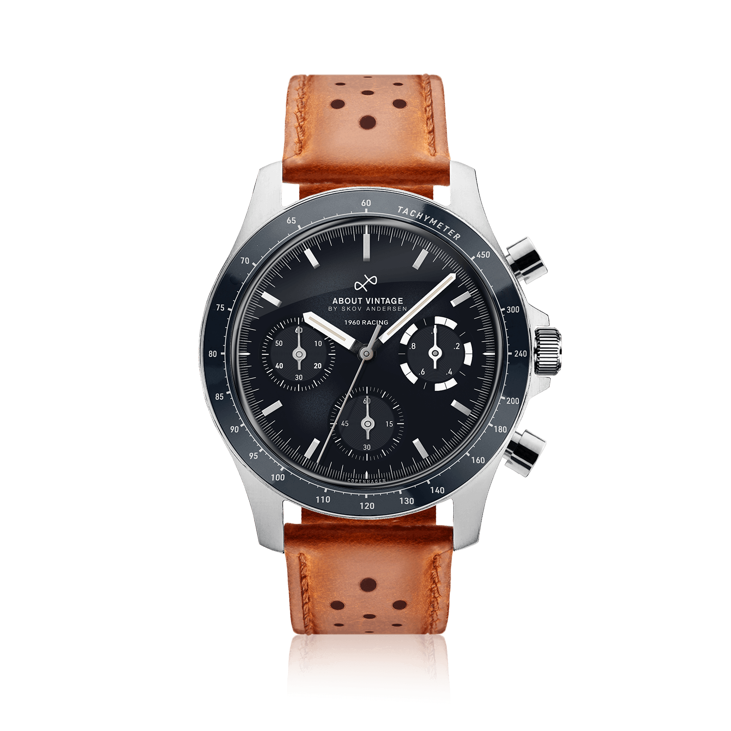 1960 Racing Chronograph Midnight Blue, front view