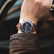 1960 Racing Chronograph Midnight Blue, caseback view