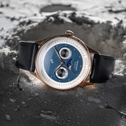 1968 Moonphase Rose Gold Dark Blue, alternate view