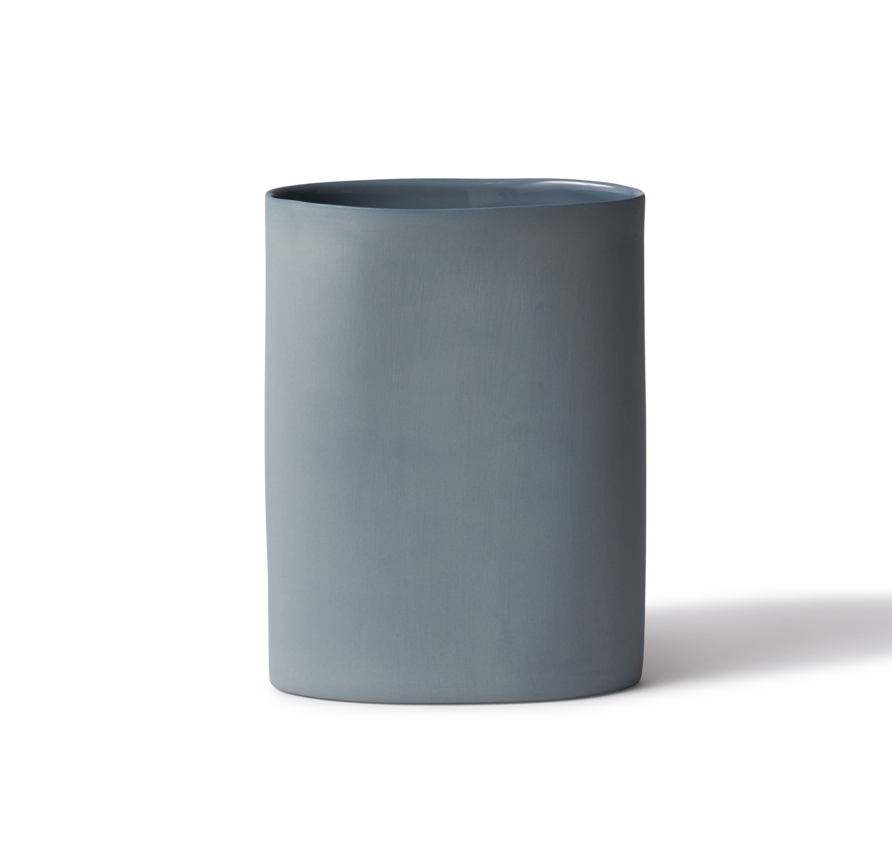 Vase Oval Large - Steel