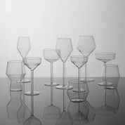 Aaron Probyn Juniper Short Tumbler shown from above, highlighting the faceted base