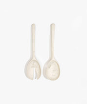 Long Stone Servers in Chalk Swirl by Dinosaur Designs, hand-cast resin