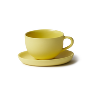Espresso & Saucer Round Yellow