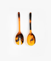 Long Stone Servers in Tortoise by Dinosaur Designs, hand-cast resin