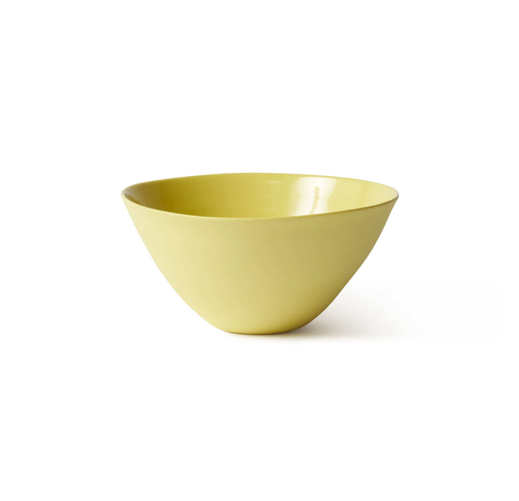 Flared Medium Bowl Yellow