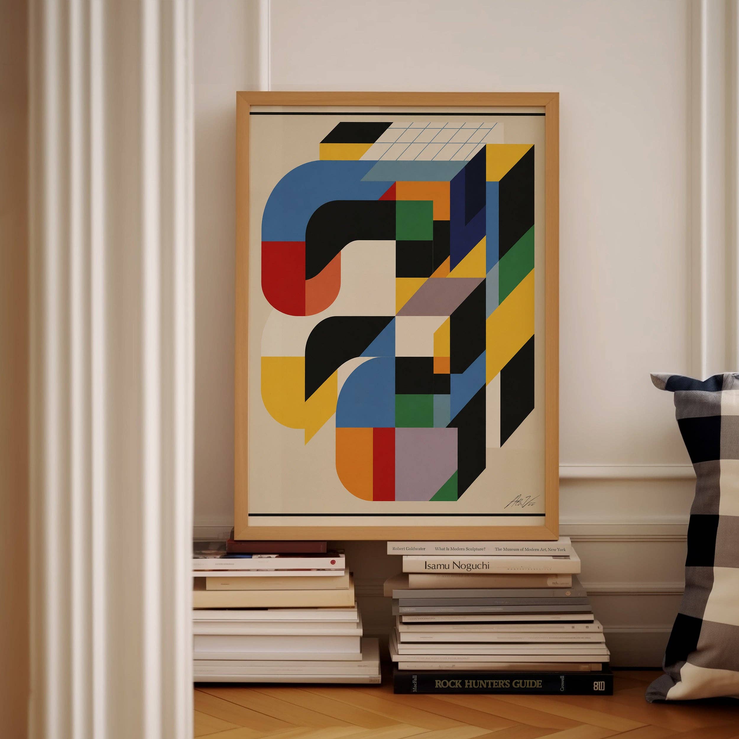 Construct No. 02 shown framed in a styled interior