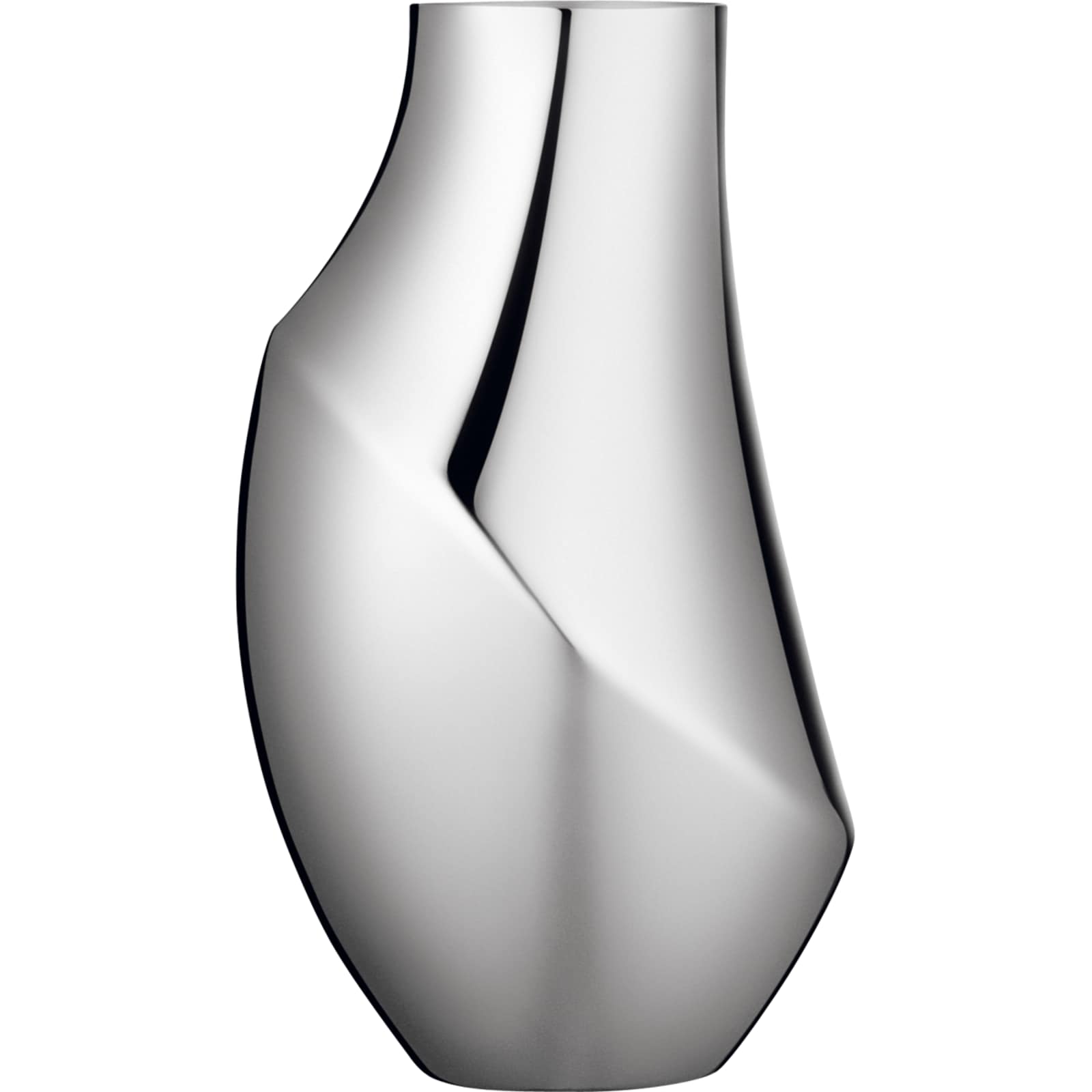 Georg Jensen Flora Vase in Large, stainless steel