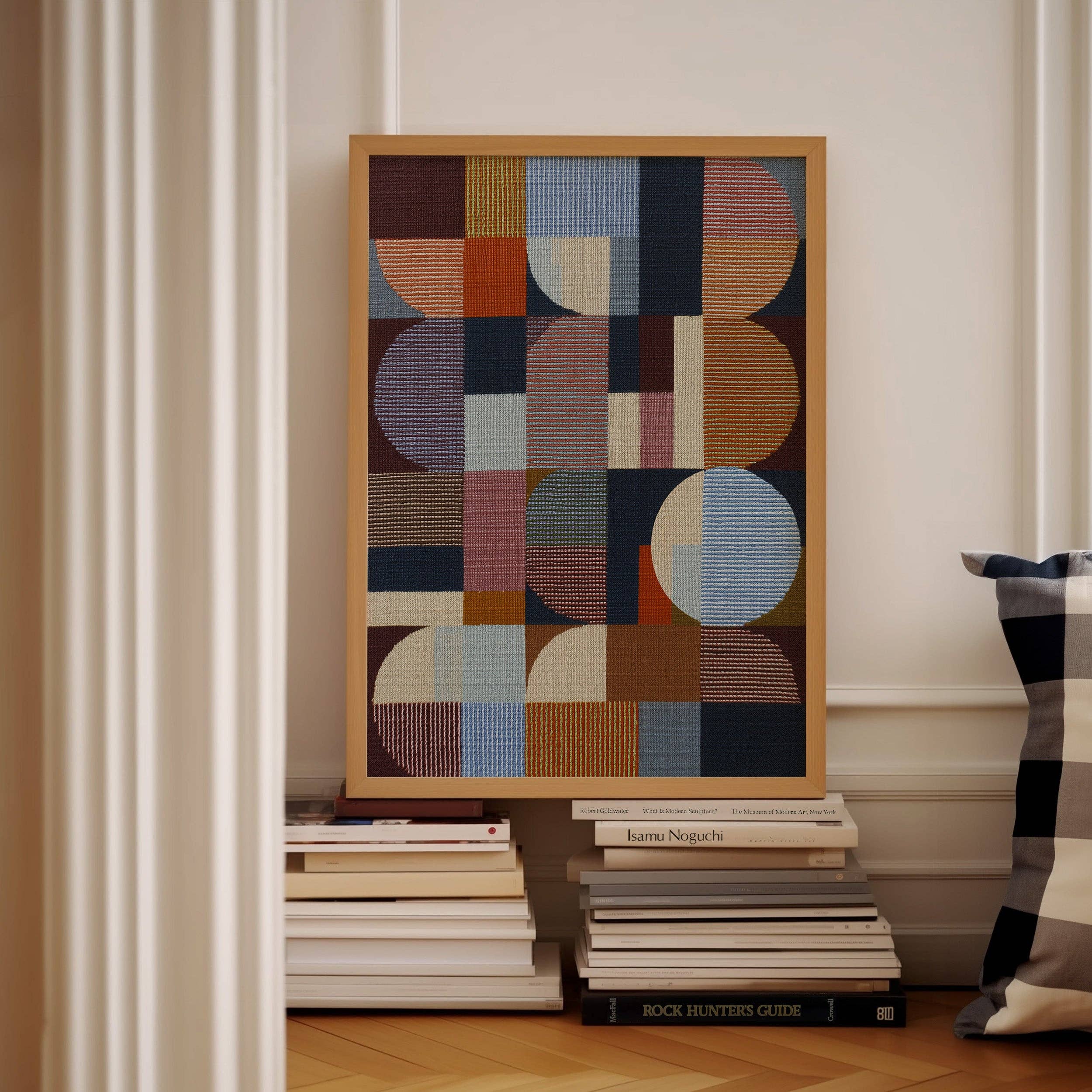 Woven Perspectives No. 18 shown framed