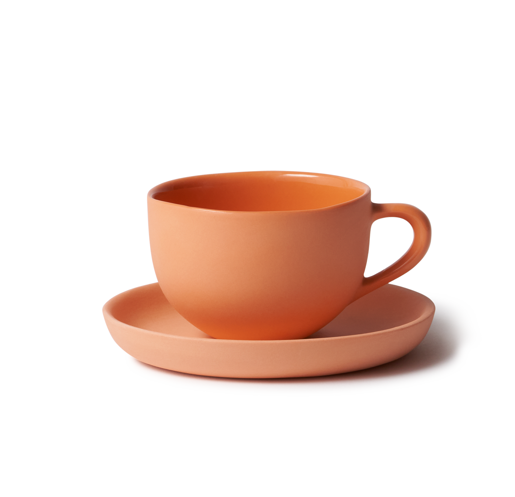 Espresso & Saucer Round Orange