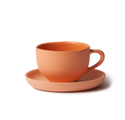 Espresso & Saucer Round Orange