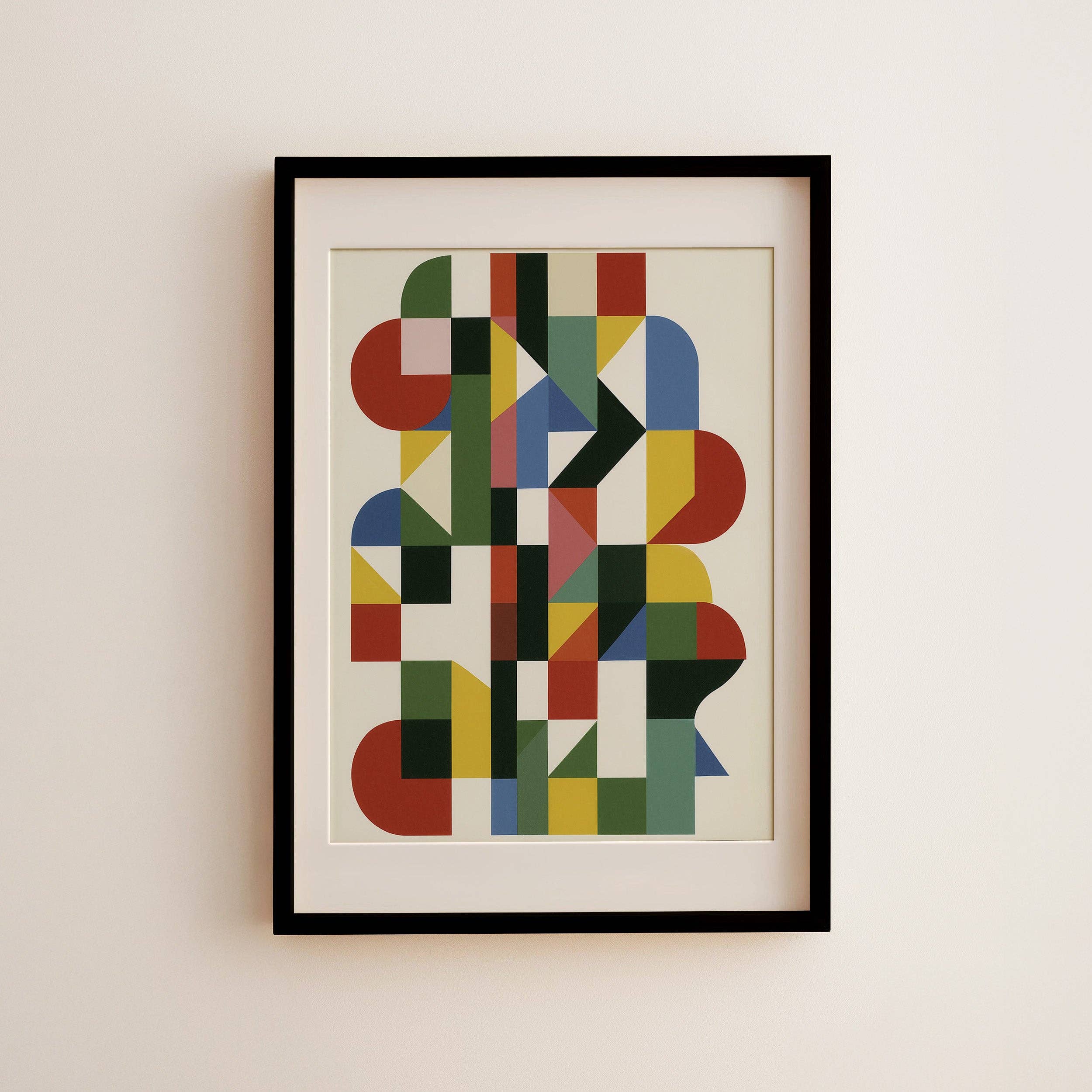 Construct No. 04 shown in a black frame with a mat