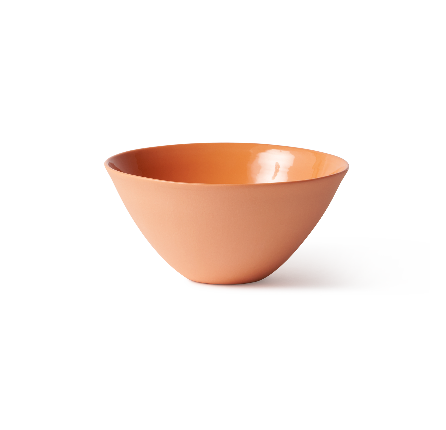 Flared Medium Bowl Orange