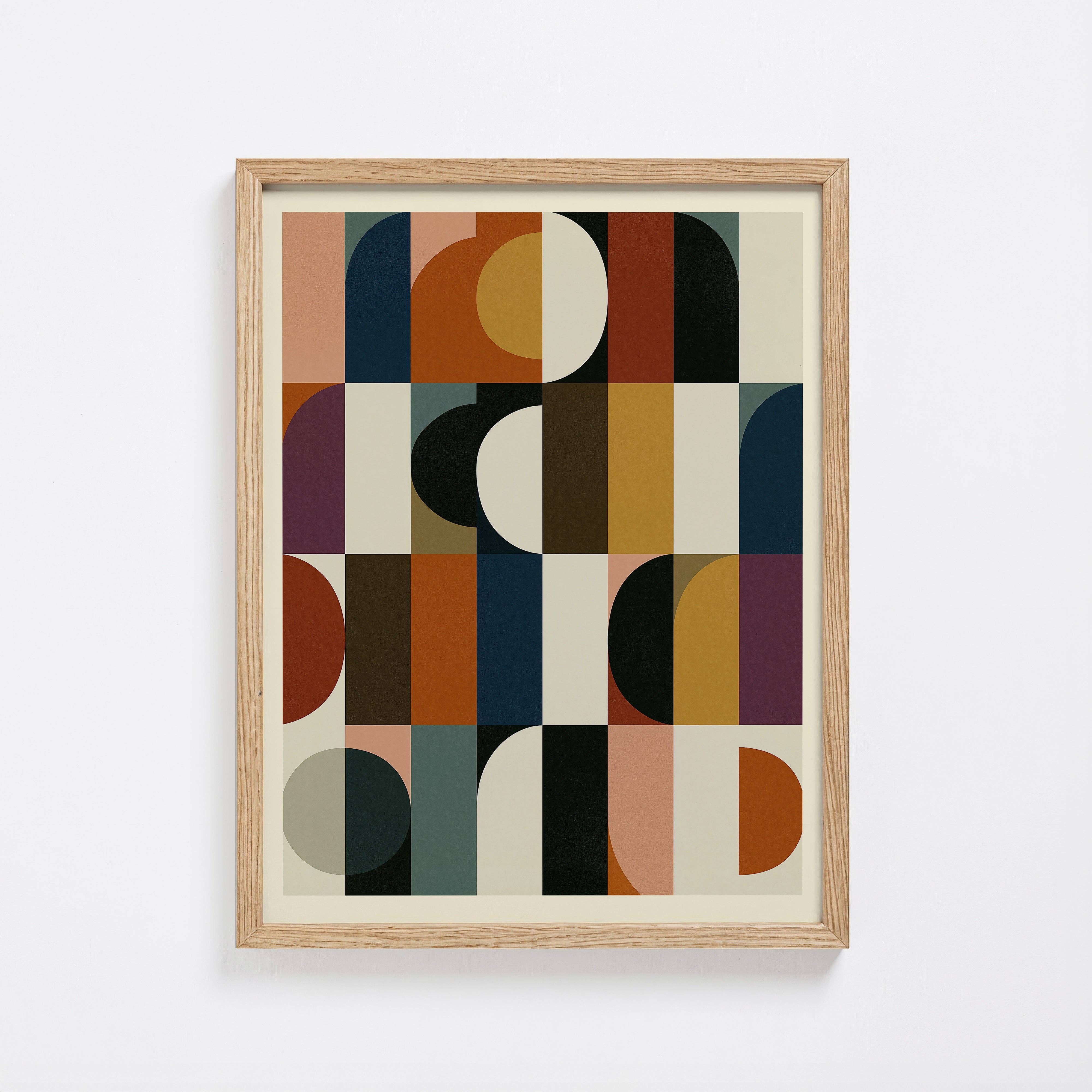 Kiln No. 05 framed and hung on a wall