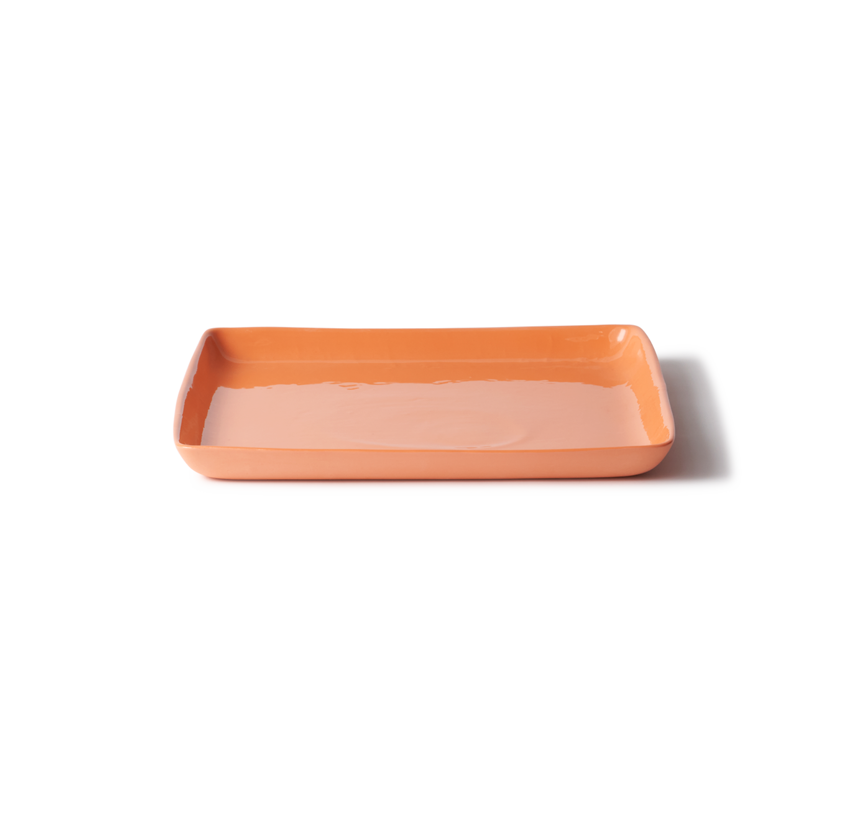 Square Platter Large - Orange