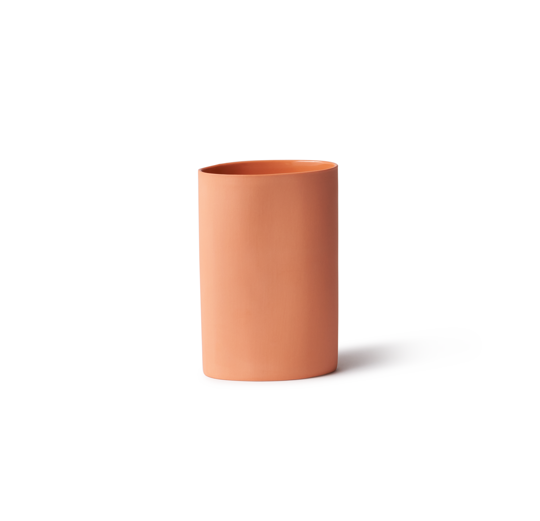 Vase Oval Small Orange