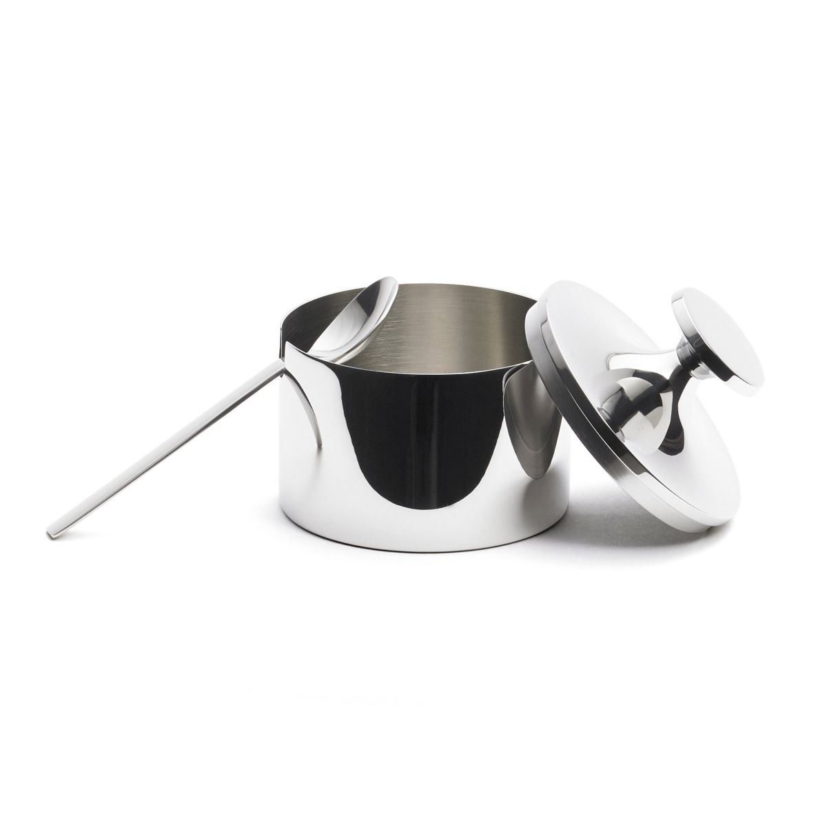 Stainless Steel Sugar Pot, 18cl, Stainless Handle