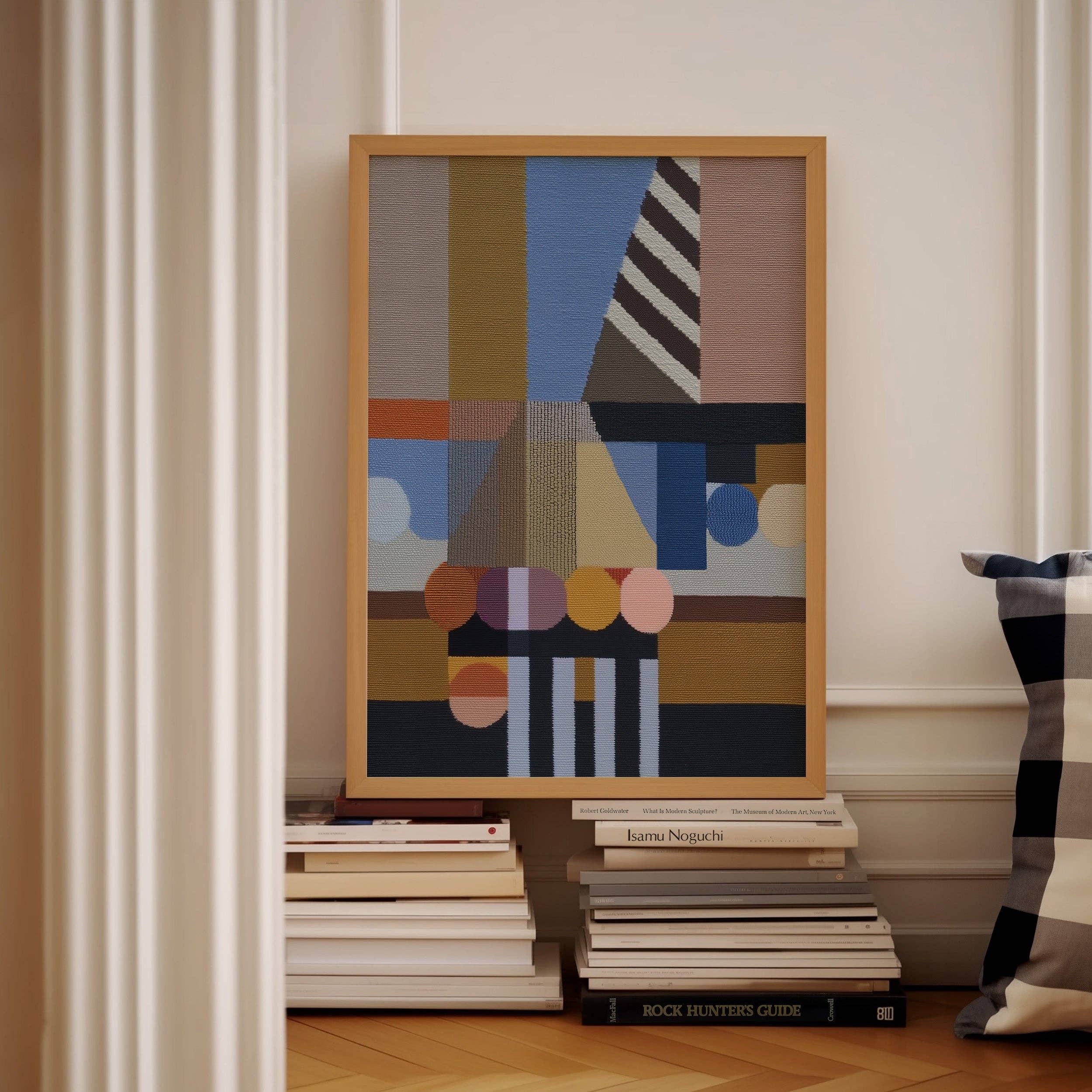 Woven Perspectives No. 05 shown framed