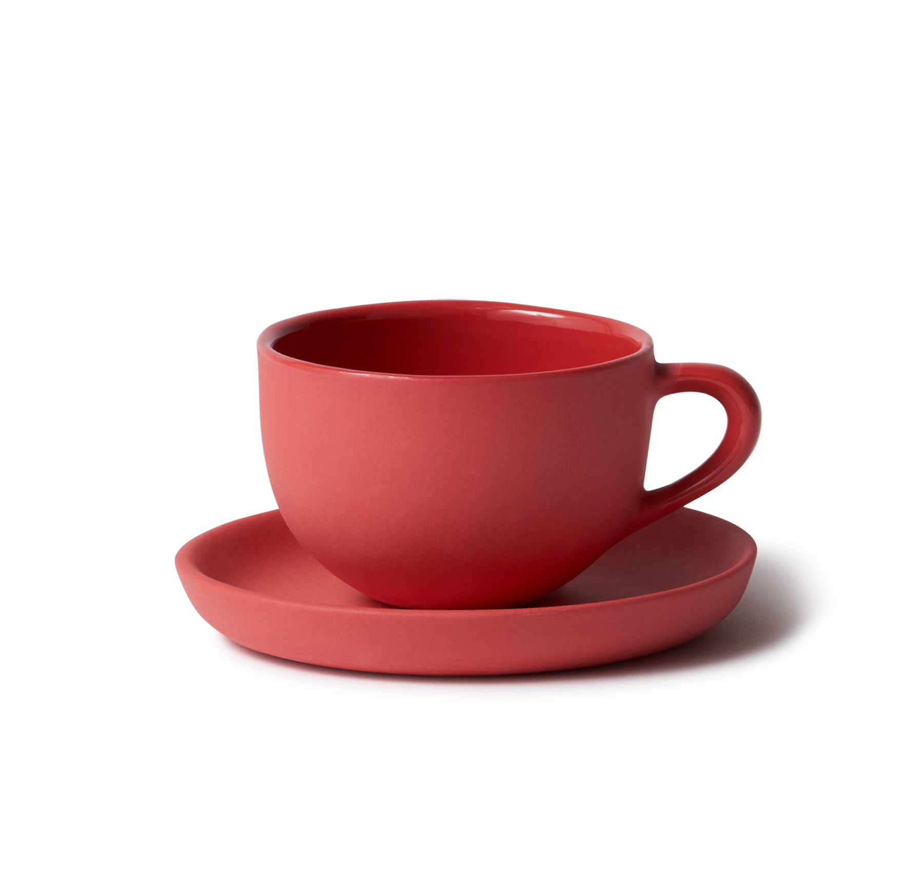 Espresso & Saucer Round Red