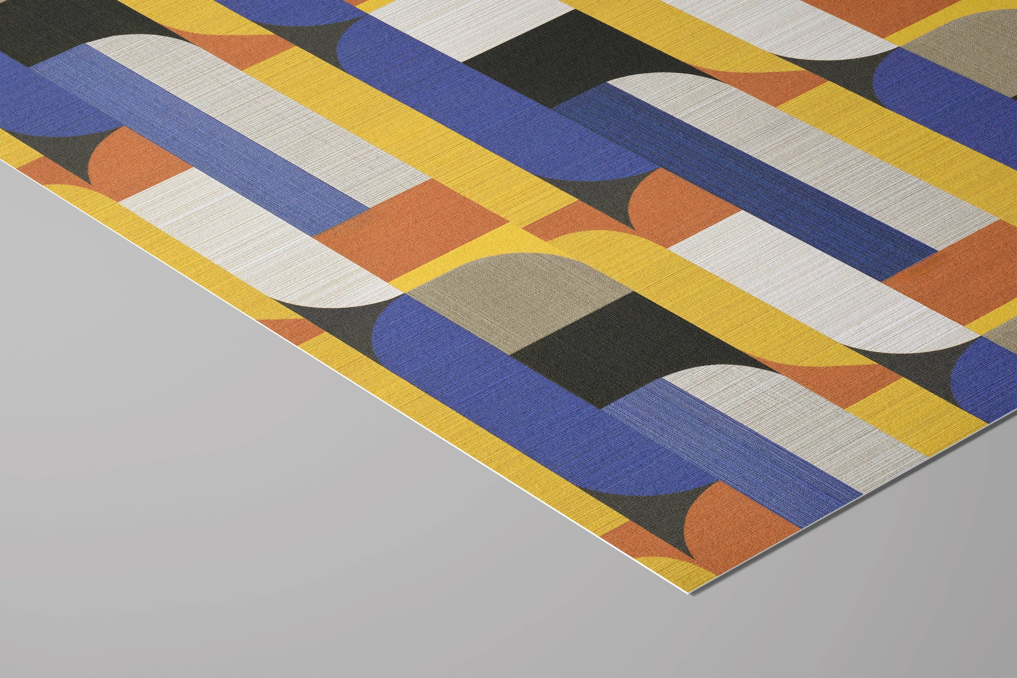 Corner detail of the Kiln No. 02 print showing the thickness and texture of the archival cotton rag paper