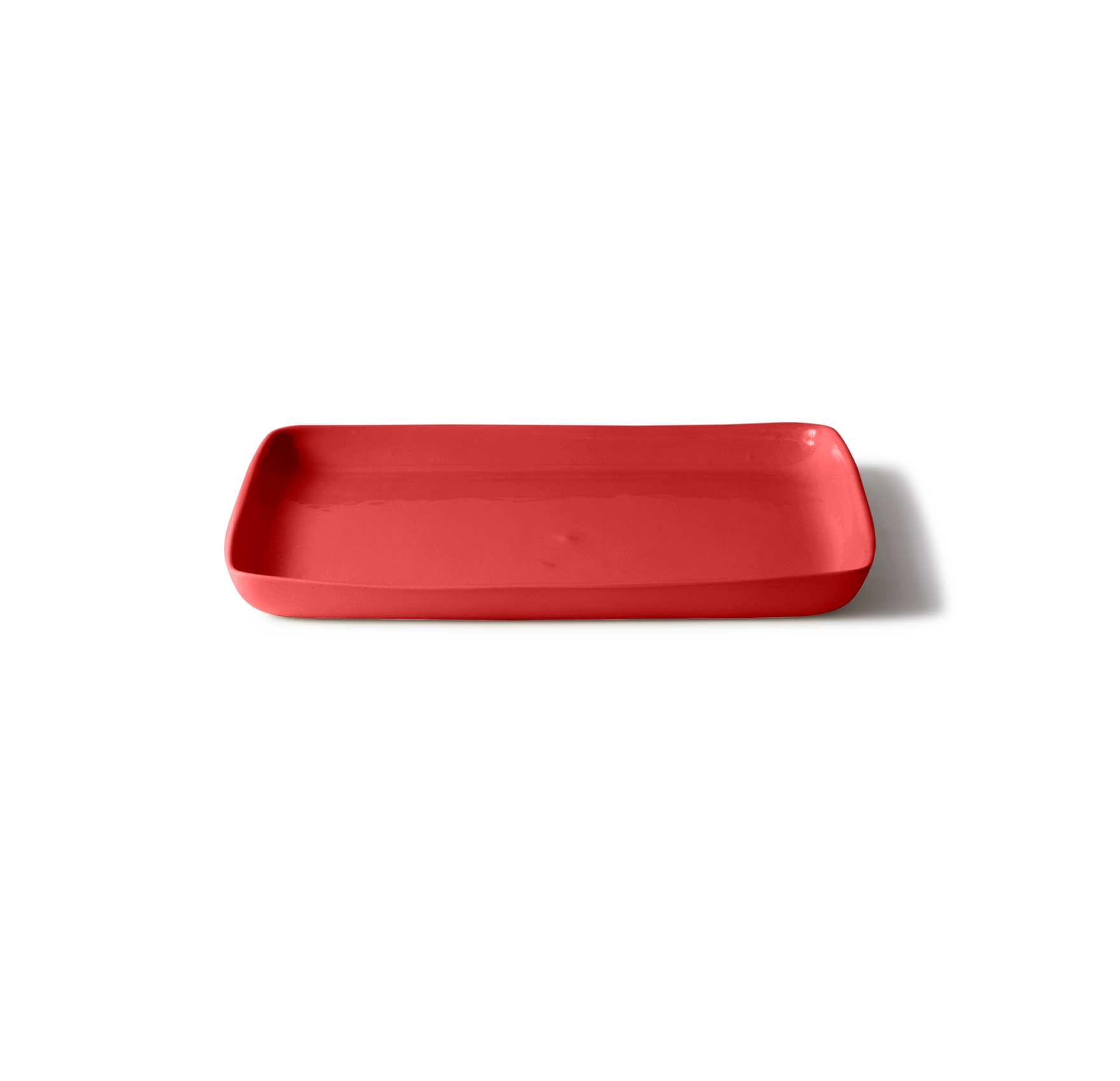 Square Platter Large - Red