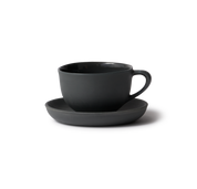 Tea Cup & Saucer Round - Slate