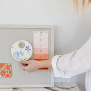 Jotblock Full-Circle Chunky Sketchpad with a finished drawing displayed through the cutout