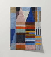 Woven Perspectives No. 04 framed and hung on a wall