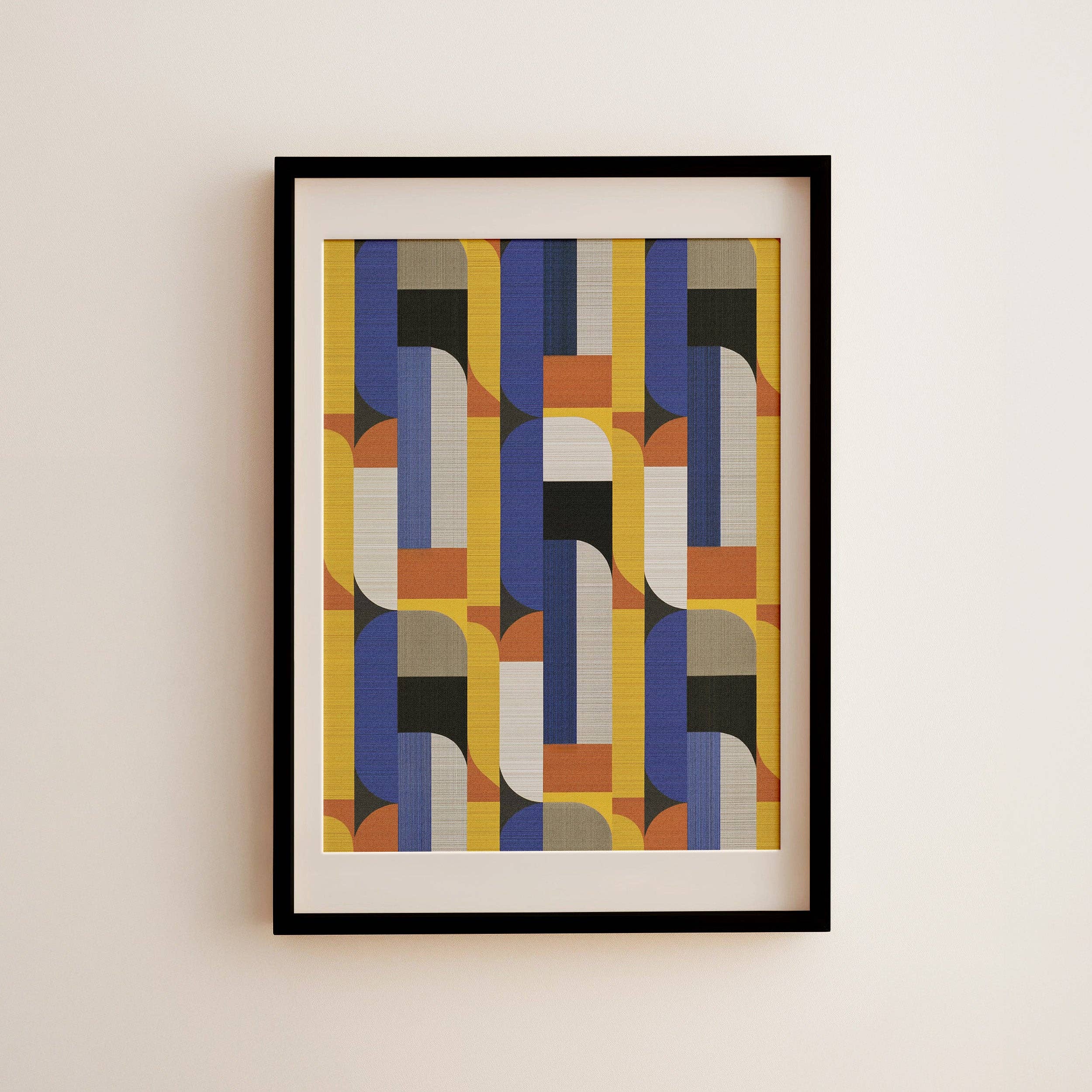 Kiln No. 02 in a natural oak frame, styled in a room setting