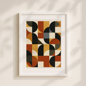 Kiln No. 03 shown in a white frame with a mat