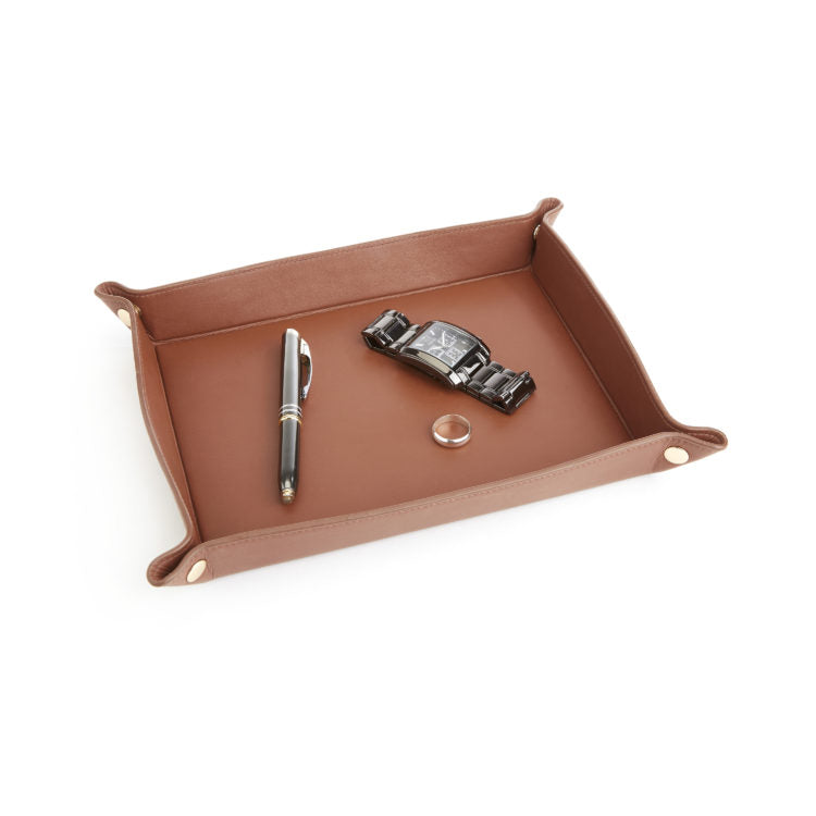 Large Catchall Valet Tray, Tan