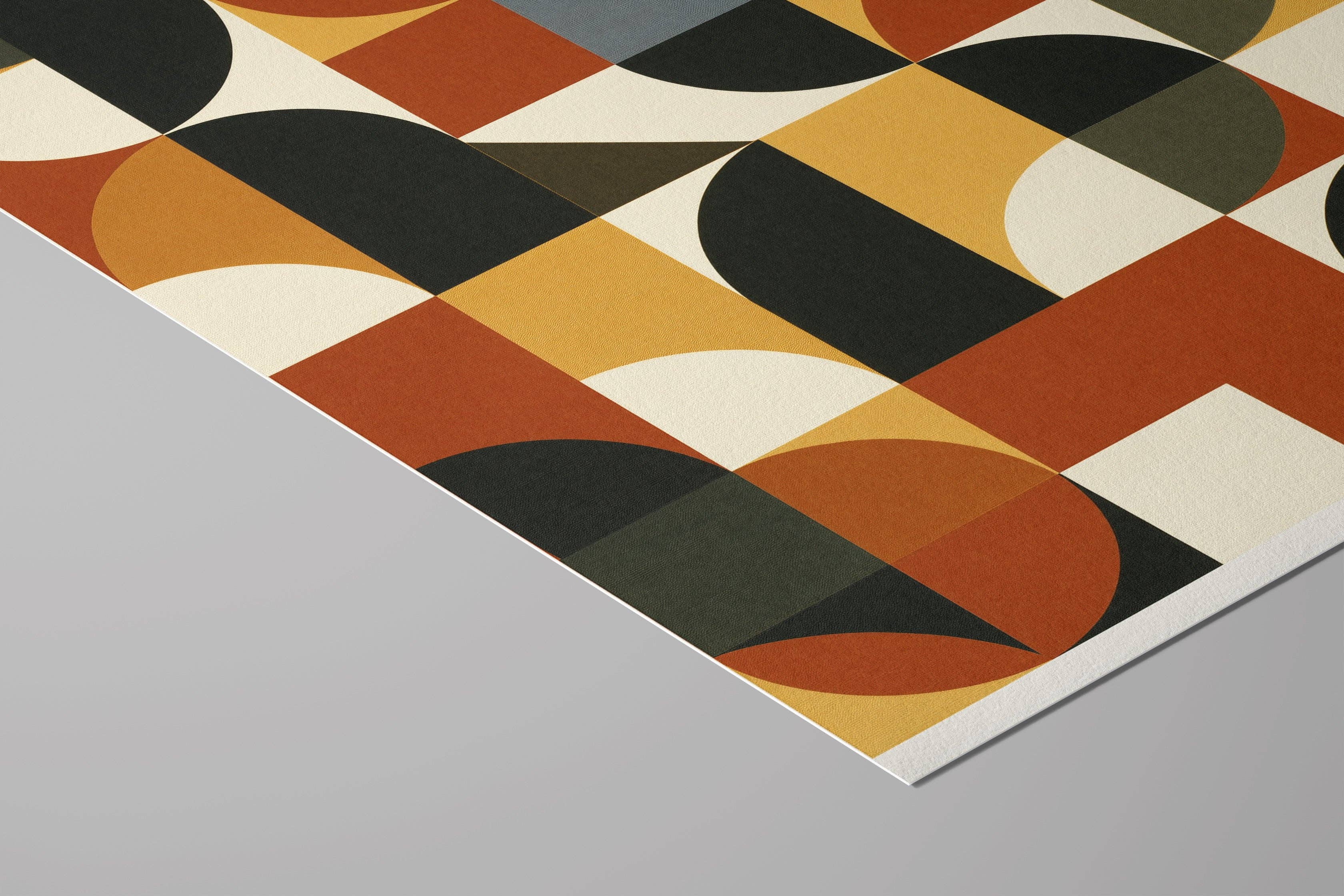 Corner detail of the Kiln No. 03 print showing the thickness and texture of the archival cotton rag paper