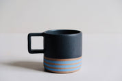 Wolf Ceramics Wolf Mug in Blue Stripe
