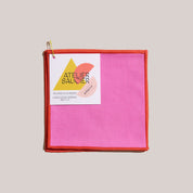 Cocktail Napkin Set in Lollipop Twill