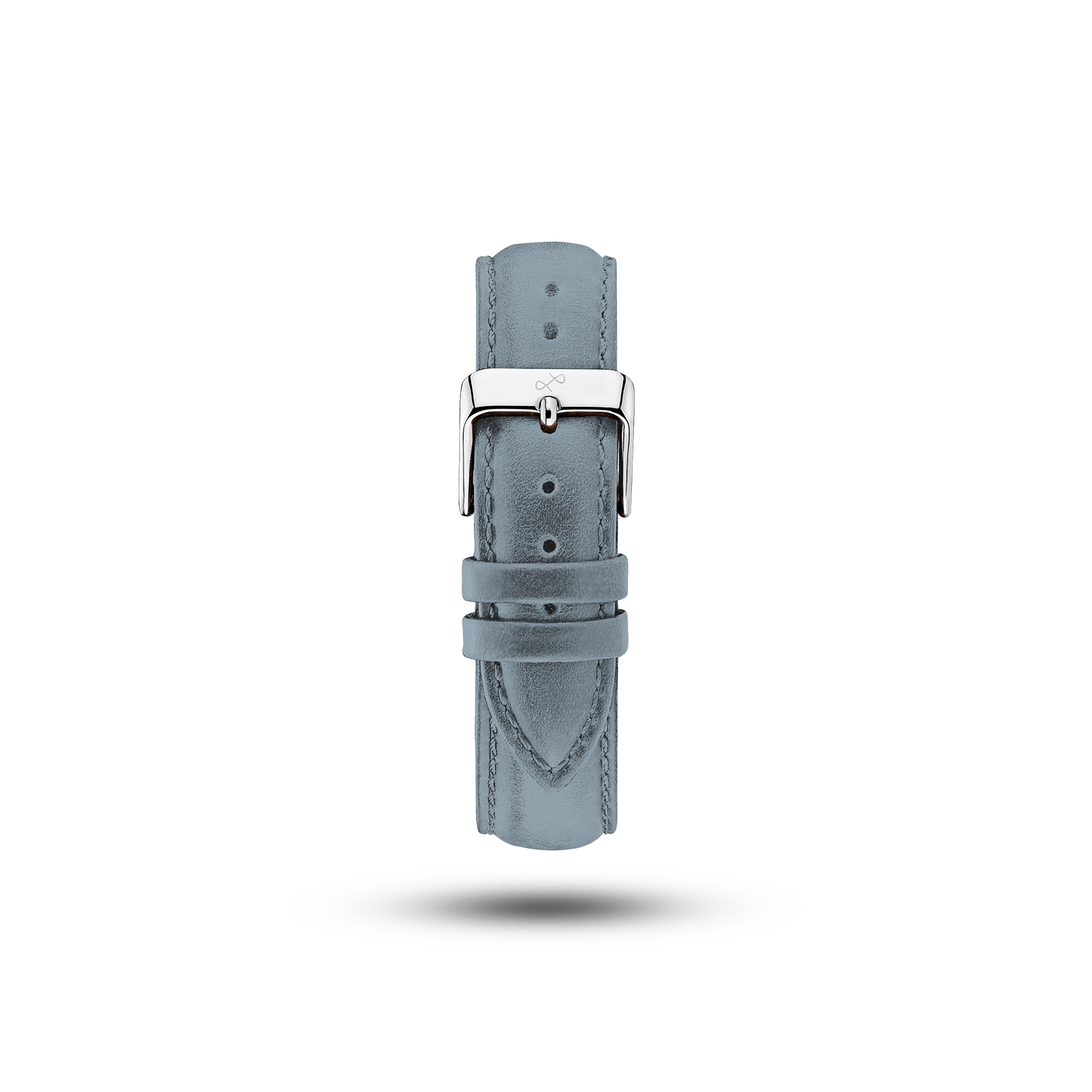 Suede – Blue watch strap by AV86, genuine Italian leather with polished stainless steel buckle