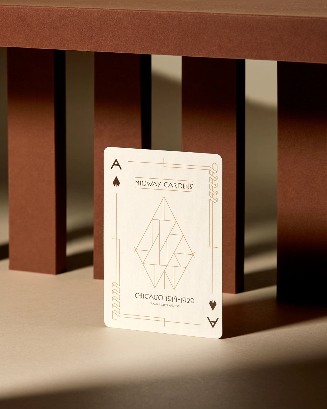 Frank Lloyd Wright "Midway Gardens" Playing Cards